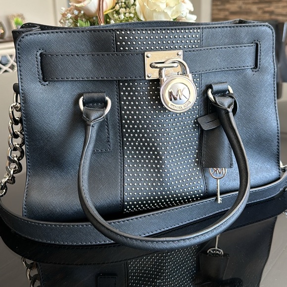 Michael Kors Leather Studded Bag - Picture 1 of 13